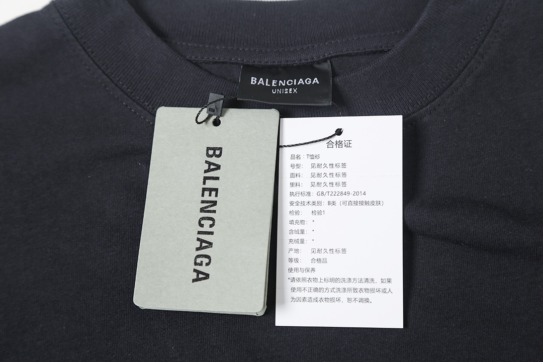 BALENCIAGA バレンシアガ ロングTシャツ ブラック - 画像 7