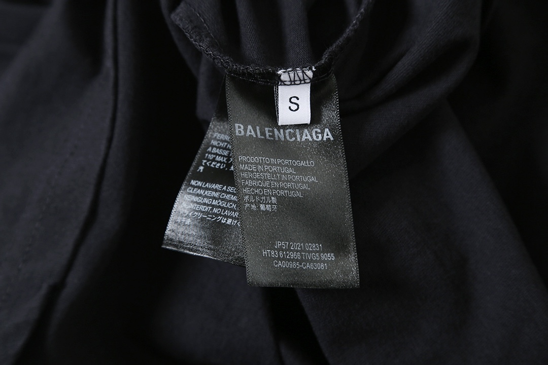 BALENCIAGA バレンシアガ ロングTシャツ ブラック - 画像 8