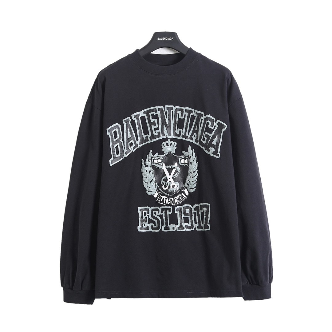 BALENCIAGA バレンシアガ ロングTシャツ ブラック