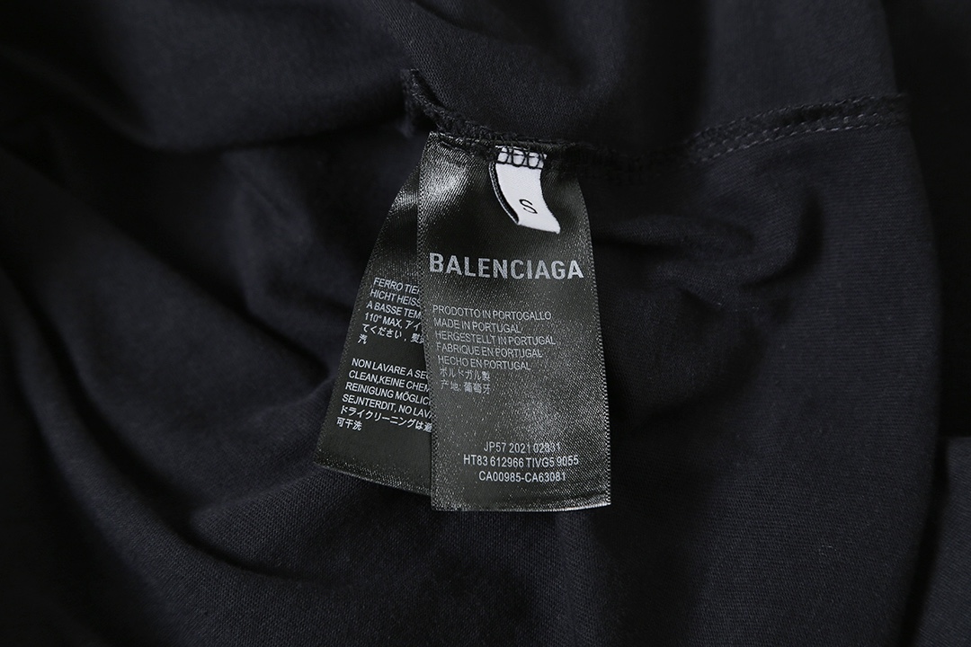 BALENCIAGA バレンシアガ ロングTシャツ ブラック - 画像 8