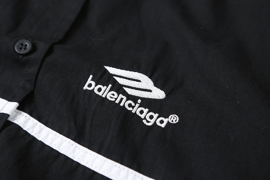 BALENCIAGA バレンシアガ ロングシャツ ブラック - 画像 5