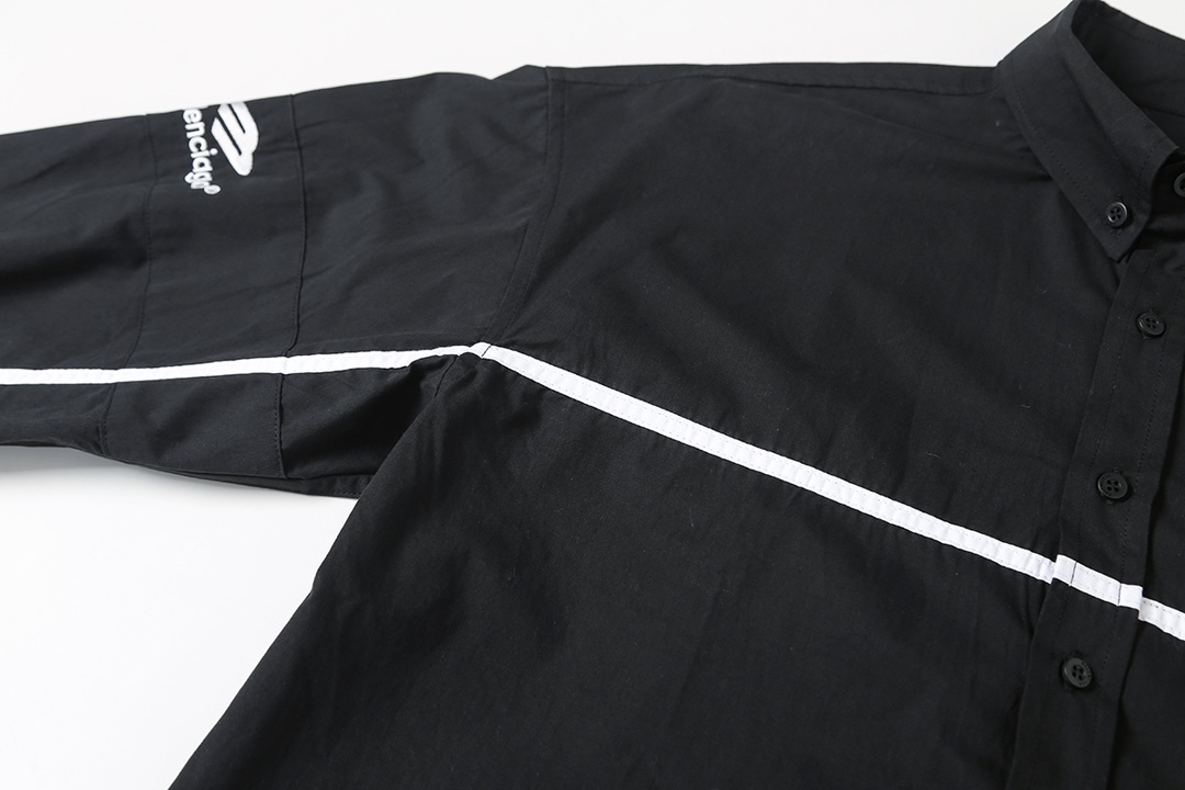 BALENCIAGA バレンシアガ ロングシャツ ブラック - 画像 7