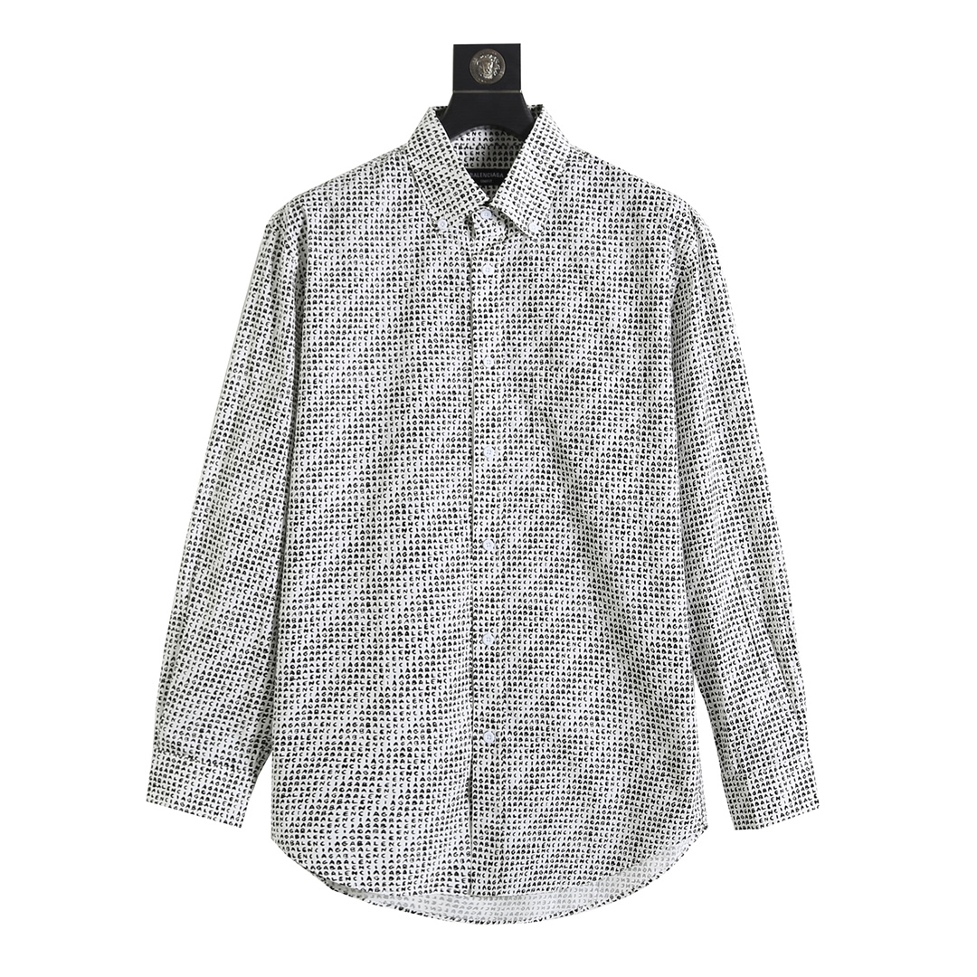 BALENCIAGA バレンシアガ メンズ シャツ ブラック 全4色