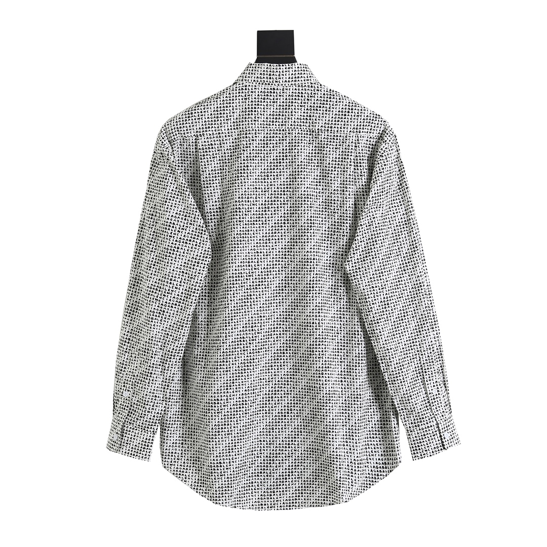 BALENCIAGA バレンシアガ メンズ シャツ ブラック 全4色 - 画像 2