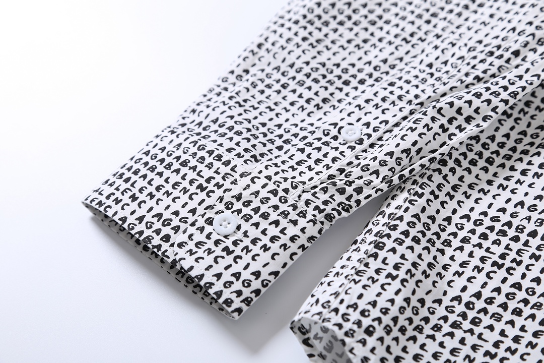 BALENCIAGA バレンシアガ メンズ シャツ ブラック 全4色 - 画像 5