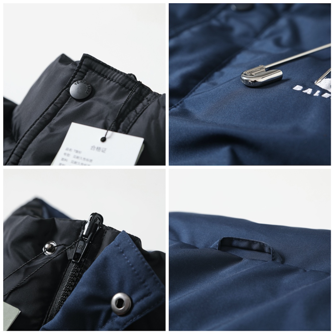 BALENCIAGA バレンシアガ ダウンジャケット ブラック ネイビー 全2色 - 画像 7