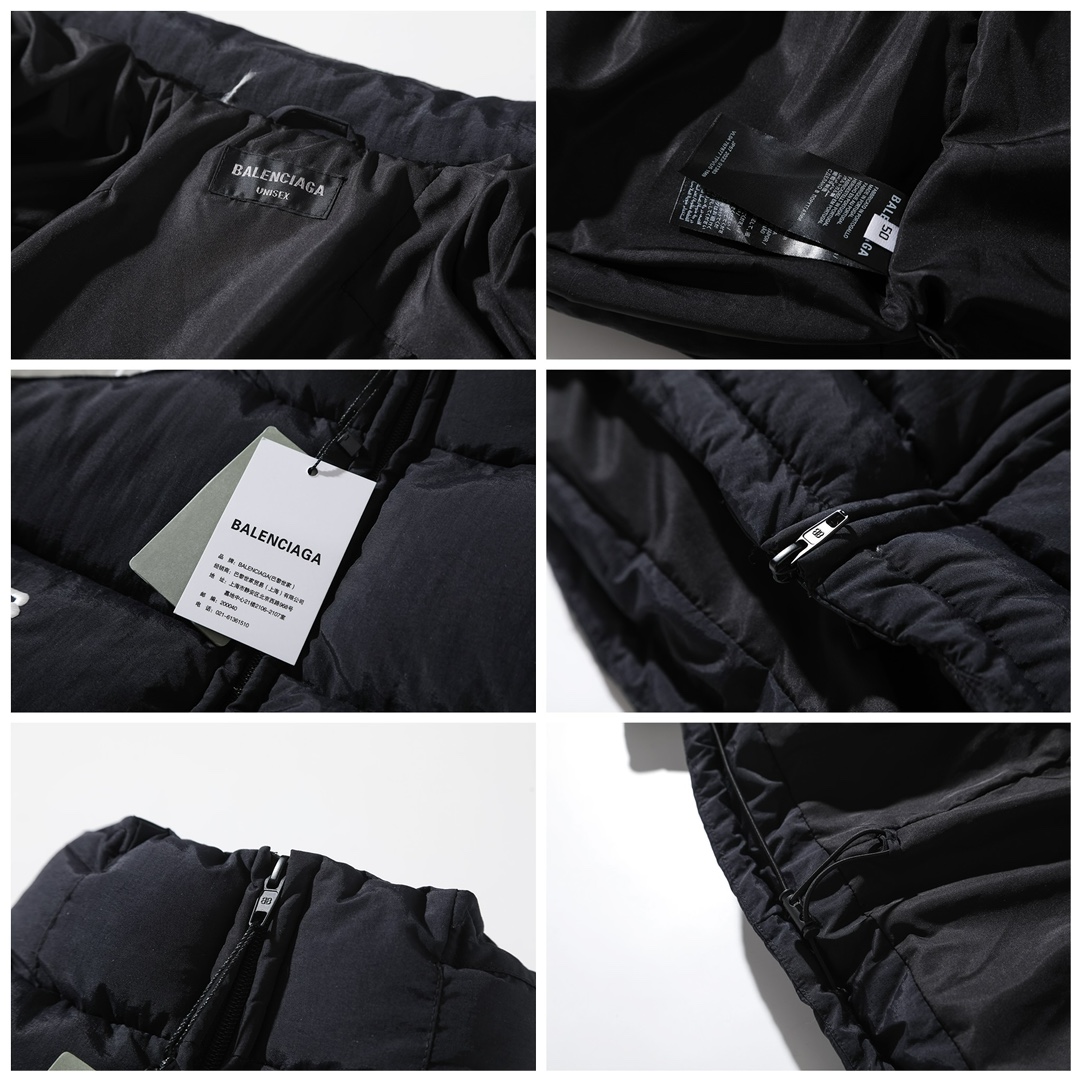 BALENCIAGA バレンシアガ ファッションジャケット 撥水 ブラック 94字 - 画像 8