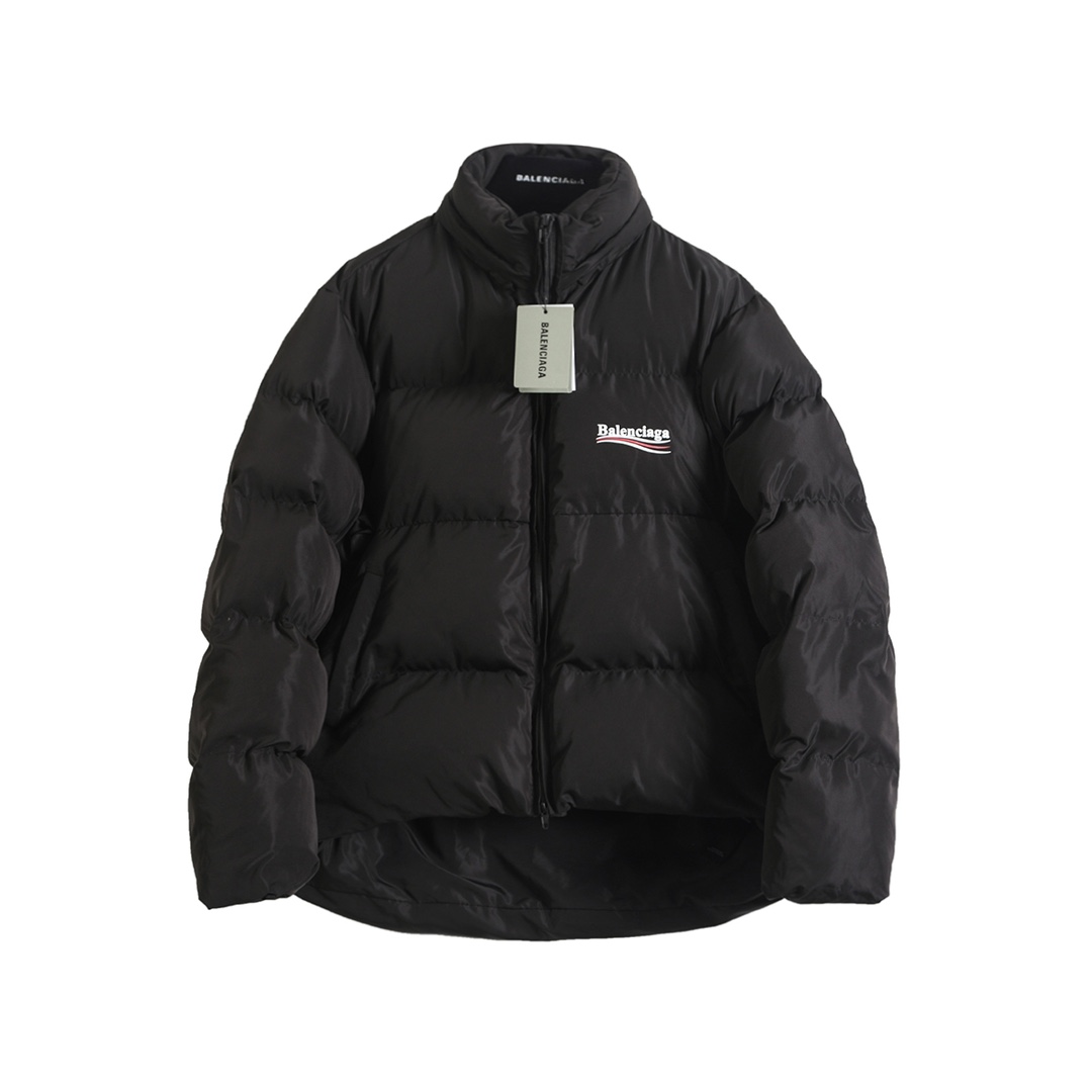 BALENCIAGA バレンシアガ ダウンジャケット 本革 ブラック