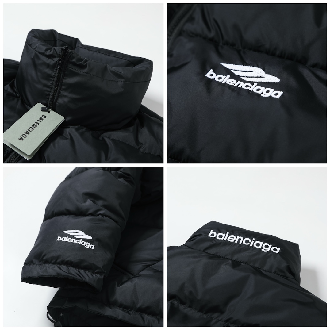 BALENCIAGA バレンシアガ ダウンジャケット ブラック - 画像 6