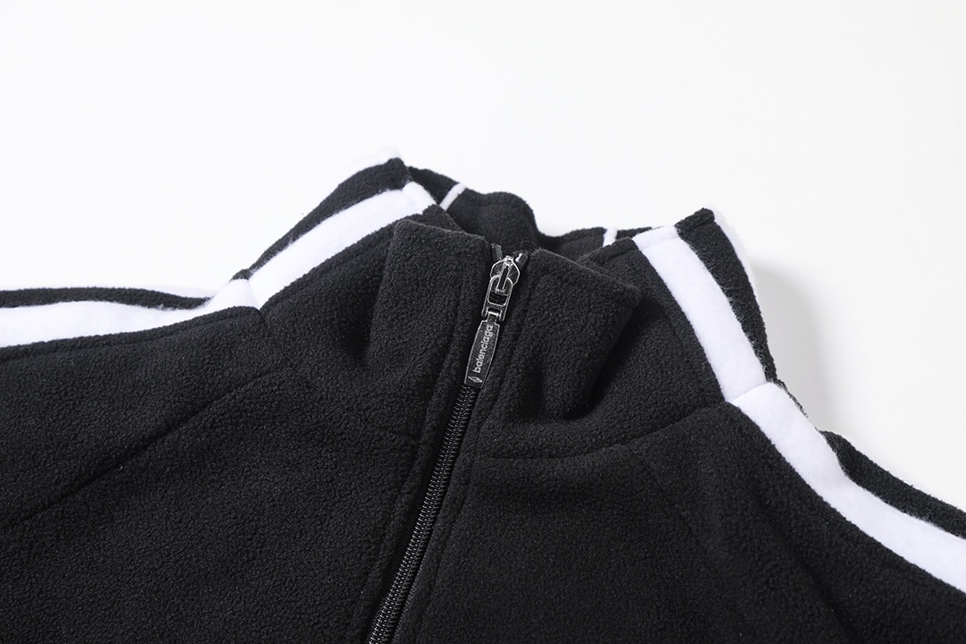 BALENCIAGA バレンシアガ フルジップジャケット 本革 ブラック - 画像 4