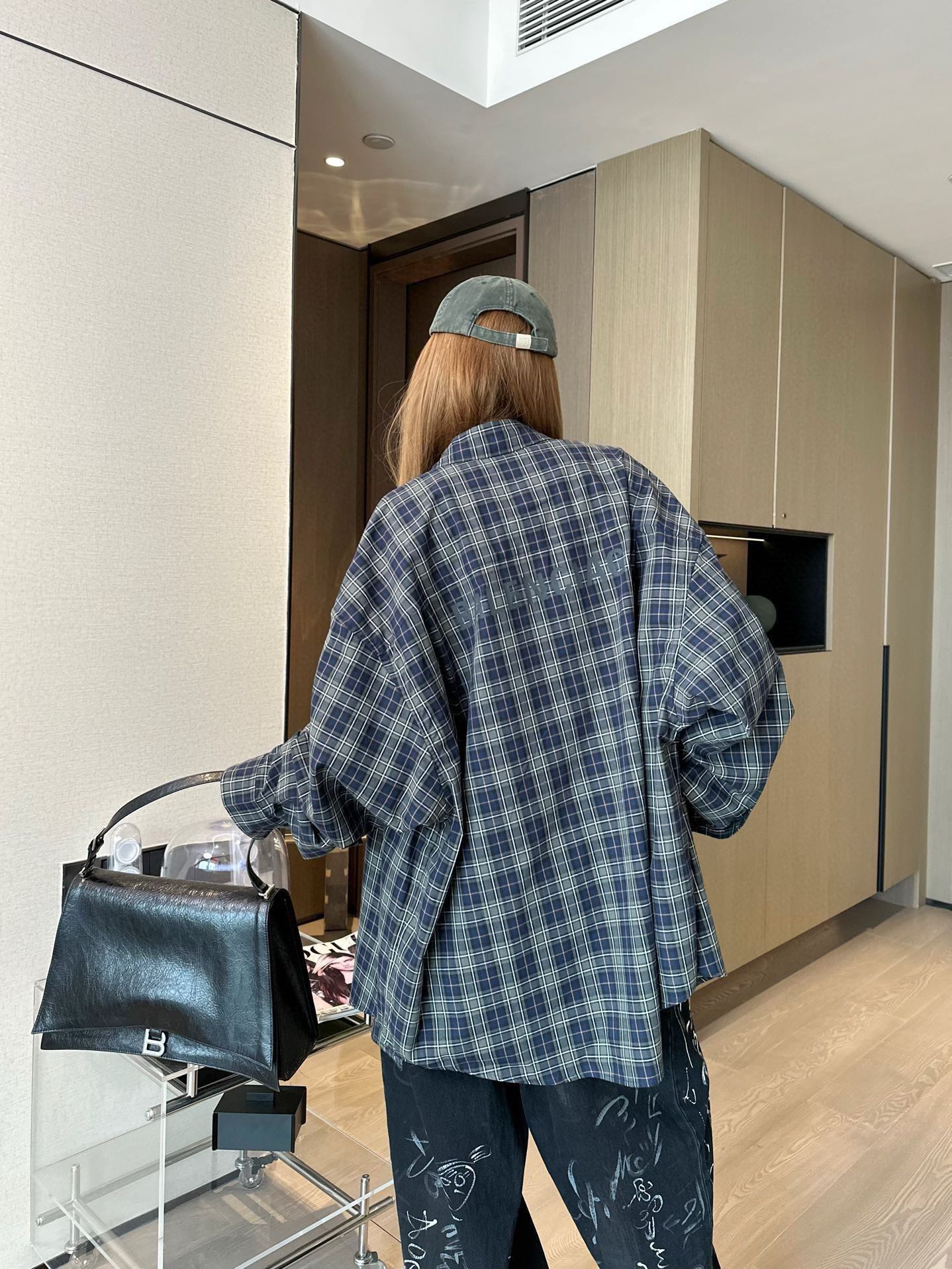 BALENCIAGA バレンシアガ フラッグシャツ ブラック ブルー グレー ベージュ 全4色 - 画像 3