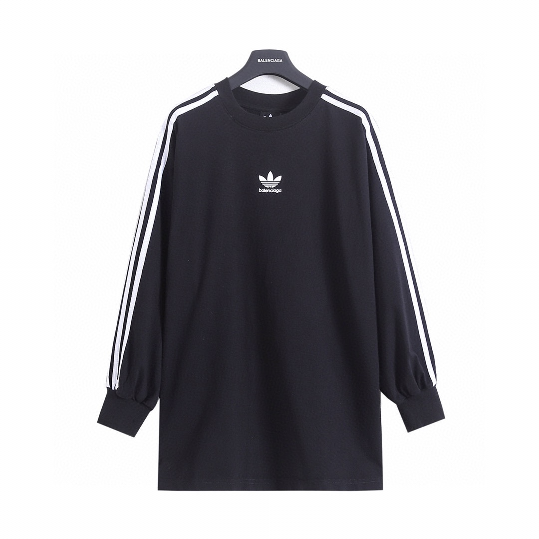 BALENCIAGA バレンシアガ トレーナー ブラック/ホワイト - 画像 6