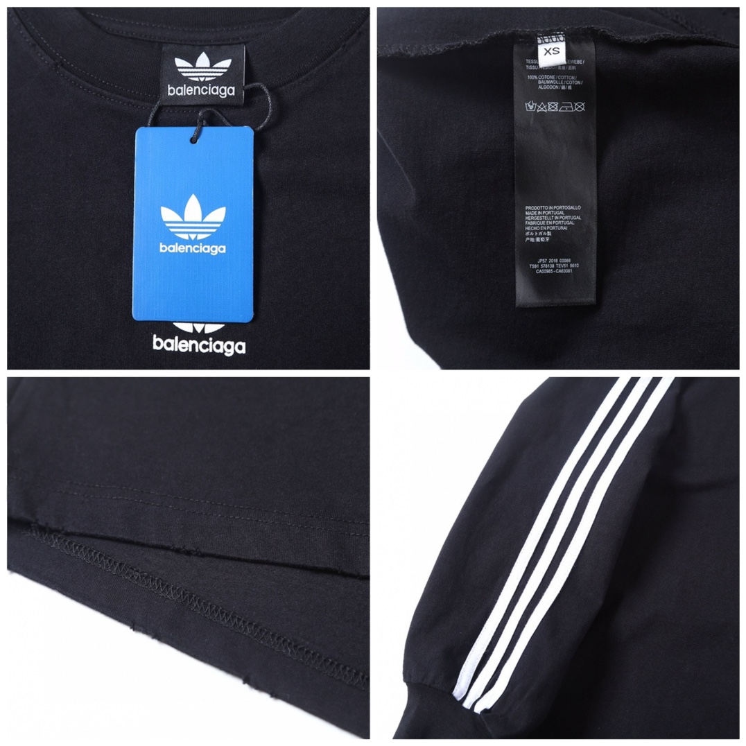 BALENCIAGA バレンシアガ トレーナー ブラック/ホワイト - 画像 8
