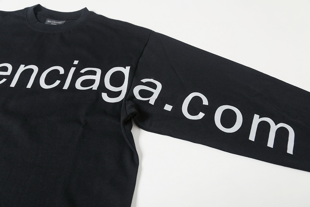 BALENCIAGA バレンシアガ ロングTシャツ ブラック - 画像 6