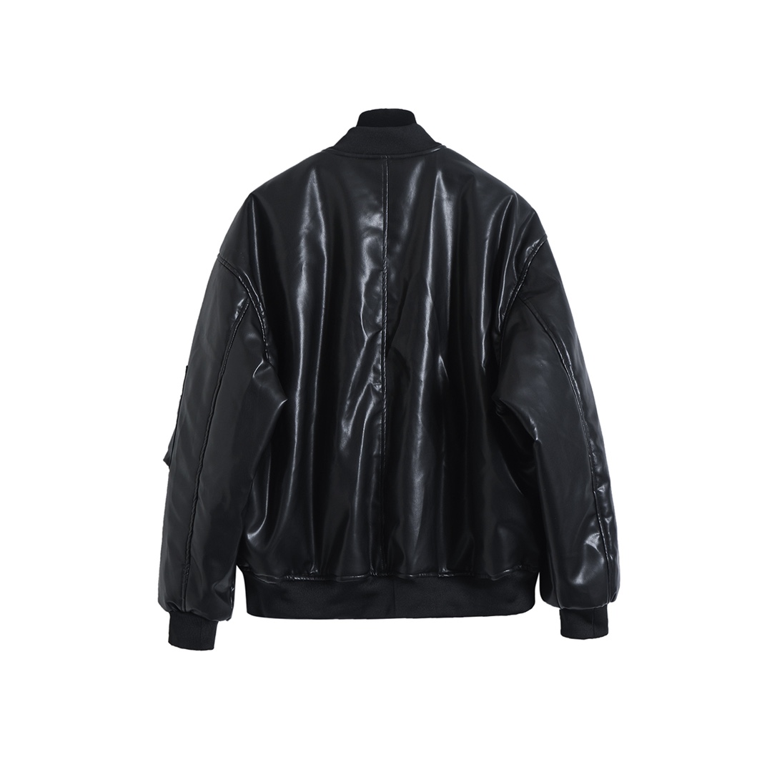 BALENCIAGA バレンシアガ バンダナ柄 フライトジャケット ブラック - 画像 2