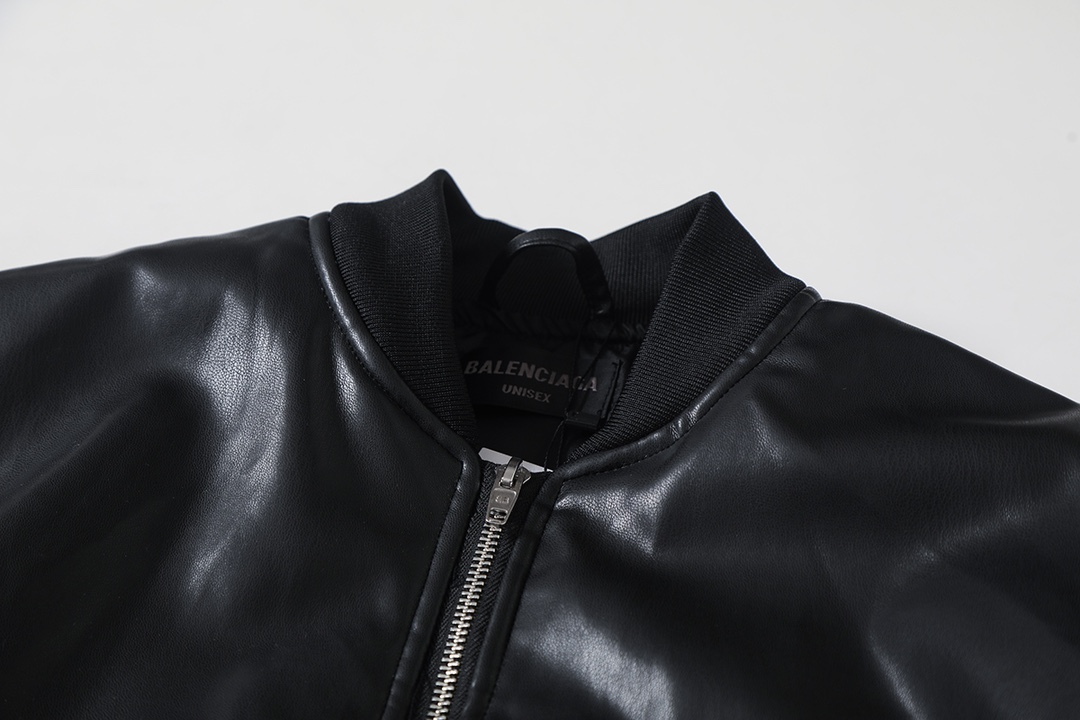 BALENCIAGA バレンシアガ バンダナ柄 フライトジャケット ブラック - 画像 4