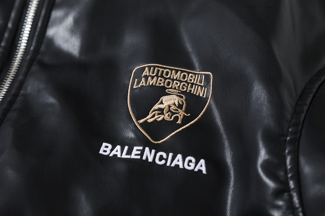 BALENCIAGA バレンシアガ バンダナ柄 フライトジャケット ブラック - 画像 5