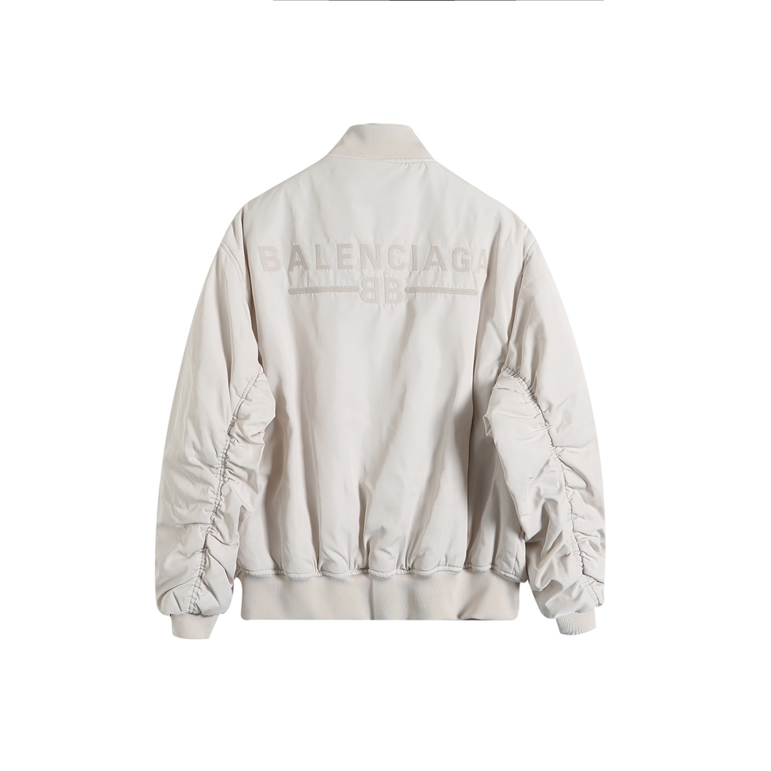 BALENCIAGA バレンシアガ バルエンシアガ フライトジャケット 黒/白 全2色 - 画像 2