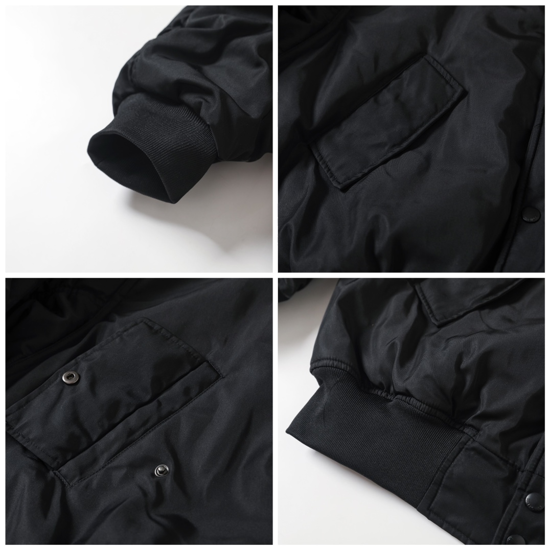 BALENCIAGA バレンシアガ バルエンシアガ フライトジャケット 黒/白 全2色 - 画像 6