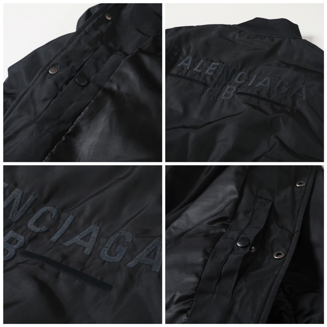 BALENCIAGA バレンシアガ バルエンシアガ フライトジャケット 黒/白 全2色 - 画像 7