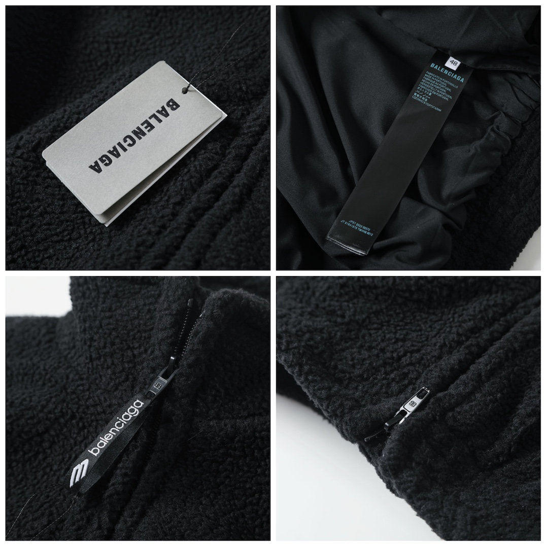 BALENCIAGA バレンシアガ ファージーファー ブラック - 画像 8