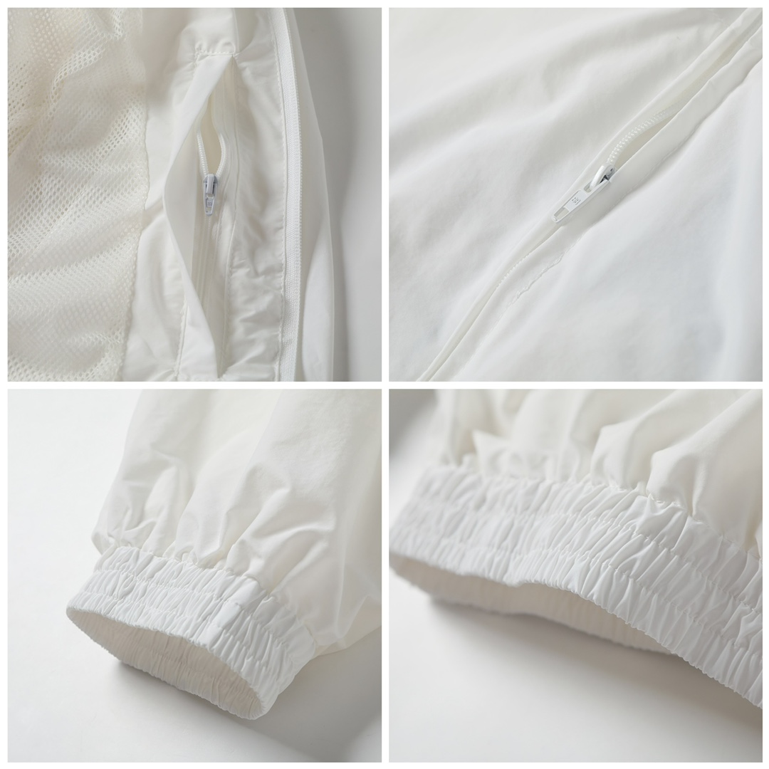 BALENCIAGA バレンシアガ フルジップジャケット フルジップ 黒胶带印花 防水 ブラック 18字 - 画像 7