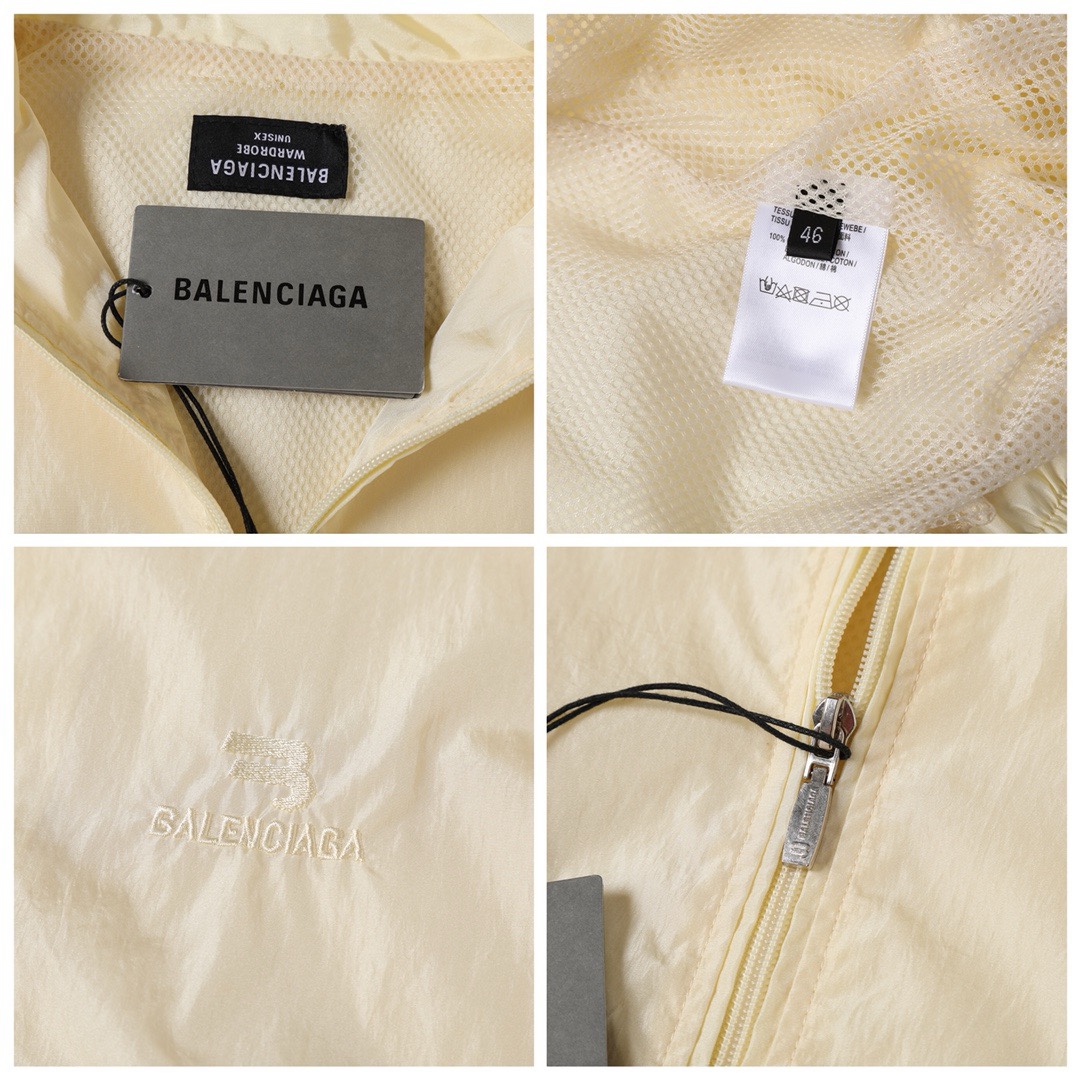 BALENCIAGA バレンシアガ スポーティー ジャケット パンツ セットアップ ベージュ 全1色 - 画像 6