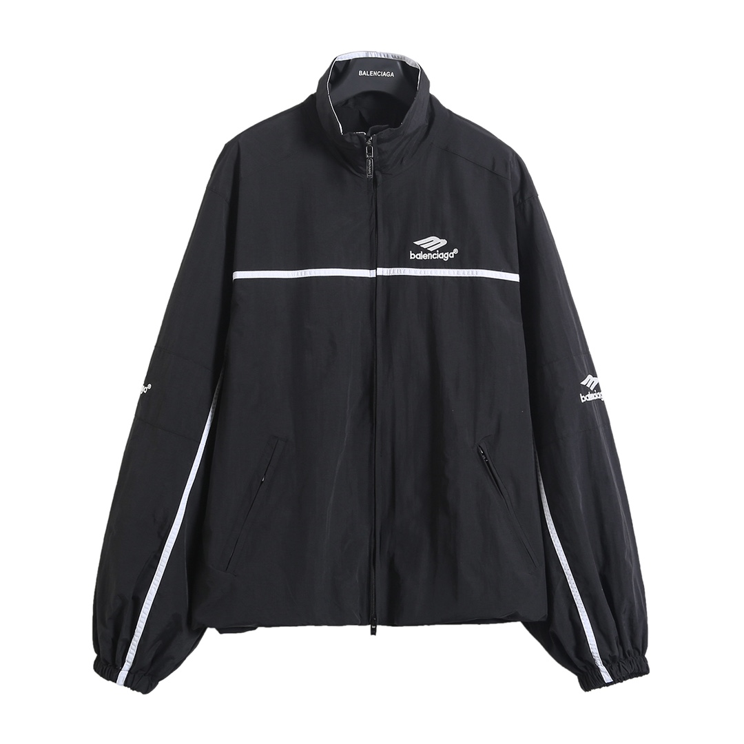 BALENCIAGA バレンシアガ フルジップジャケット 本革 ブラック