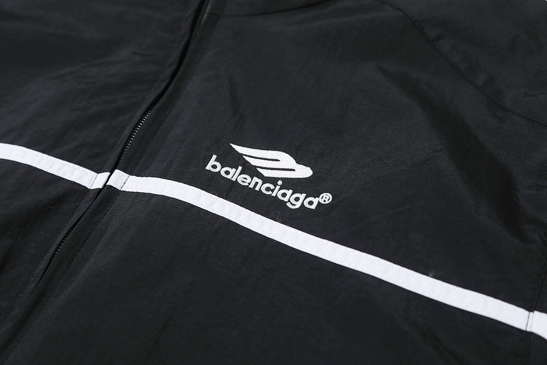 BALENCIAGA バレンシアガ フルジップジャケット 本革 ブラック - 画像 5