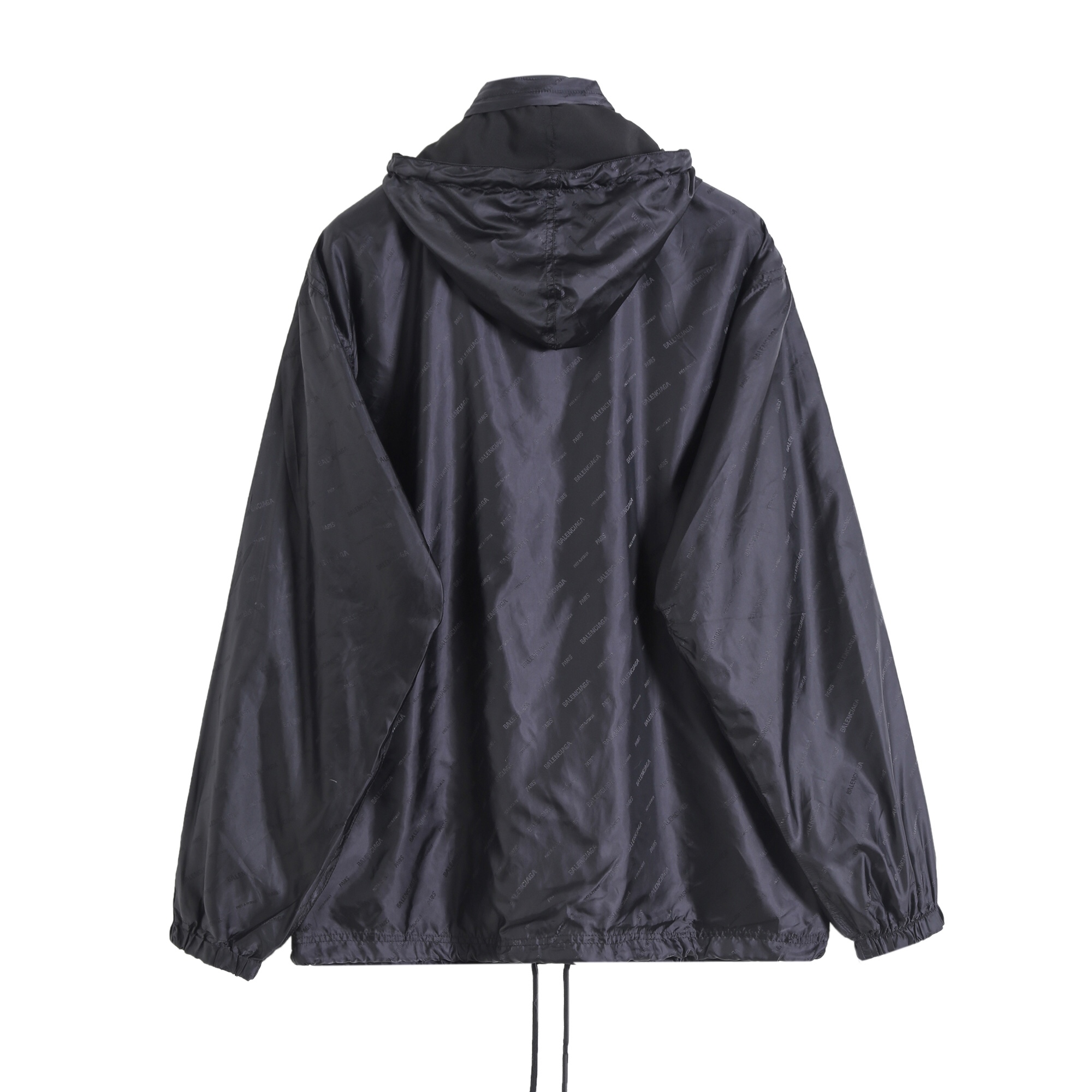 BALENCIAGA バレンシアガ フード付きジャケット ブラック - 画像 2