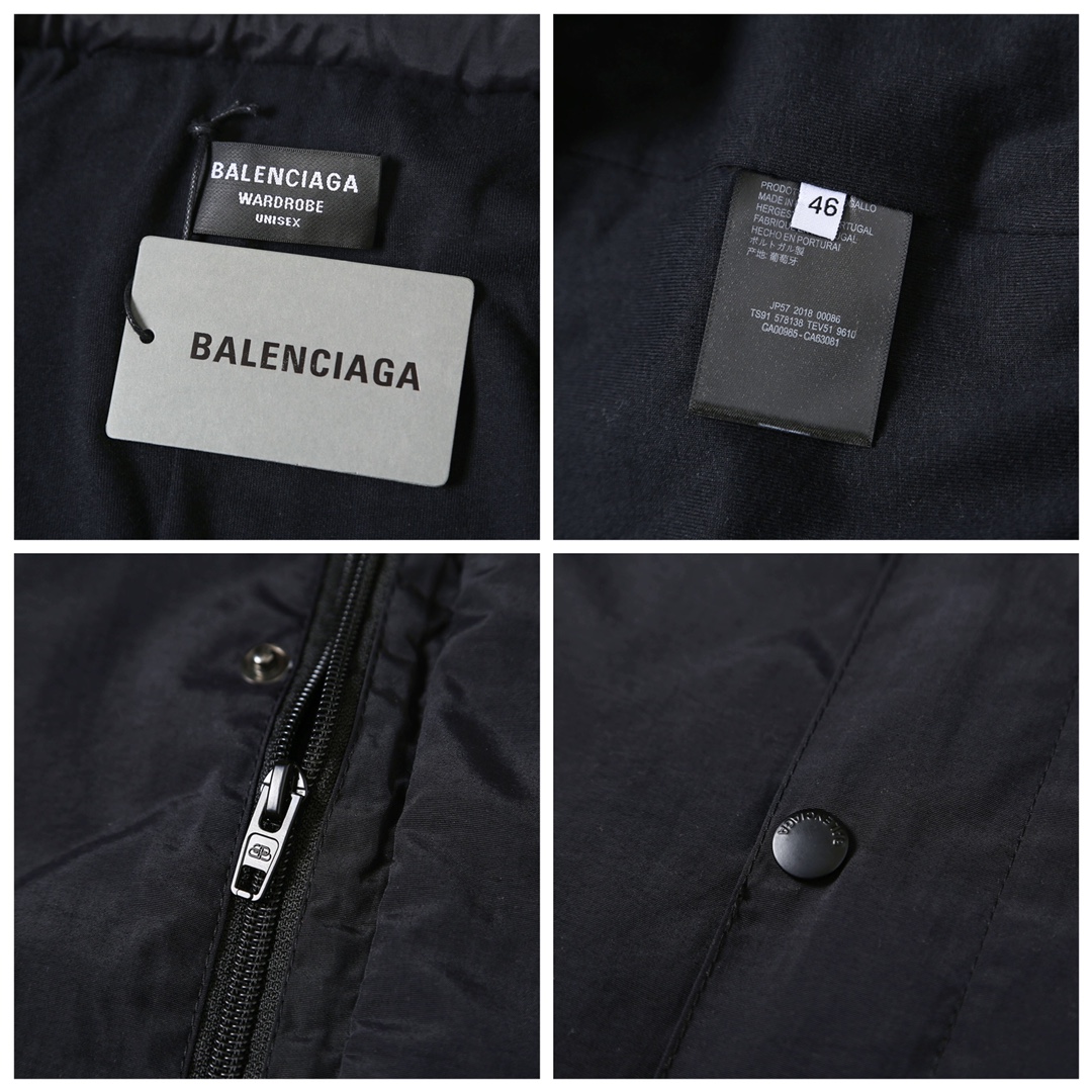 BALENCIAGA バレンシアガ フライトジャケット ブラック - 画像 8