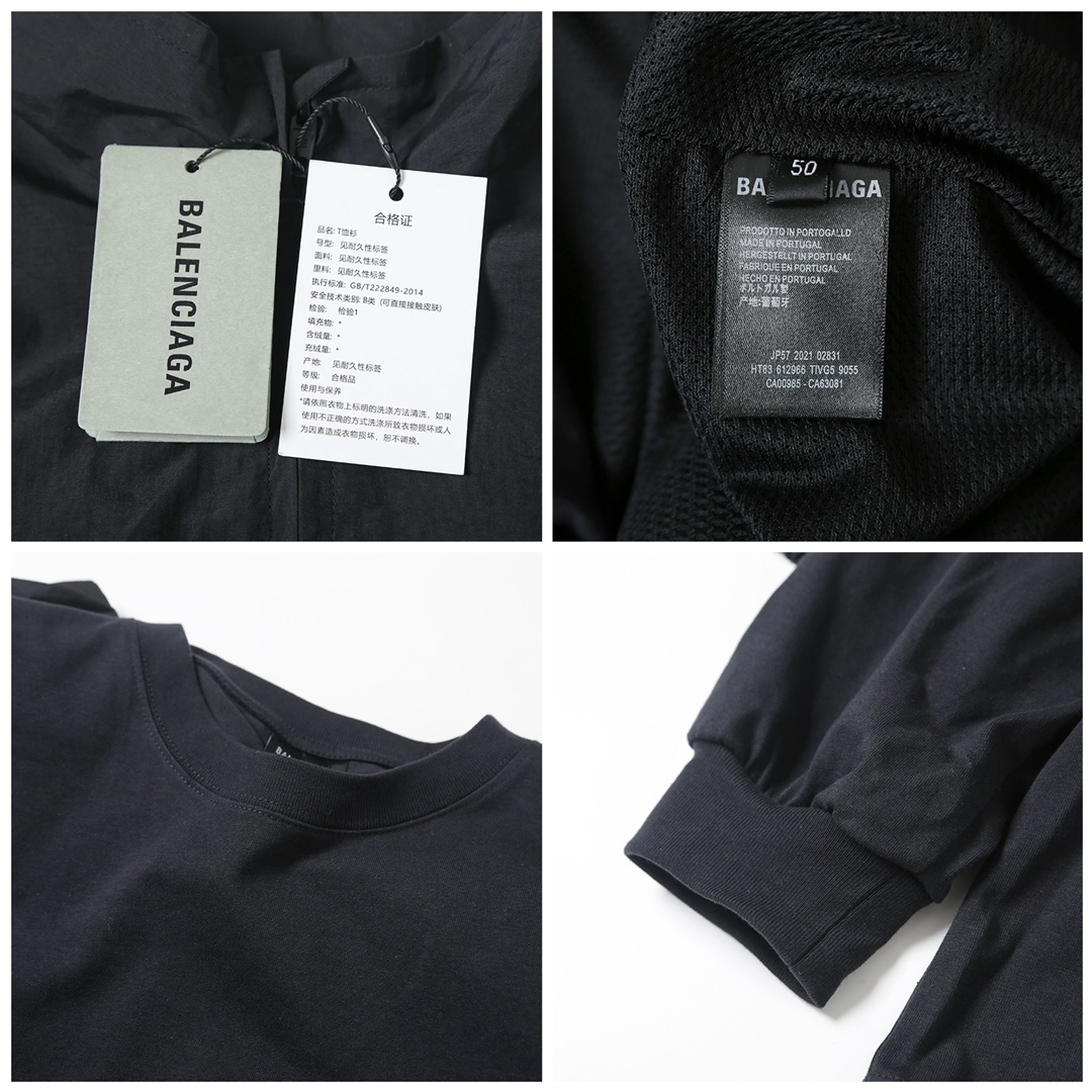 BALENCIAGA バレンシアガ フラップ付きジップアップジャケット ブラック - 画像 8