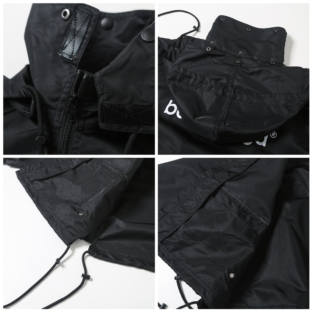 BALENCIAGA バレンシアガ フード付きジャケット 防水 軽量 ブラック - 画像 7