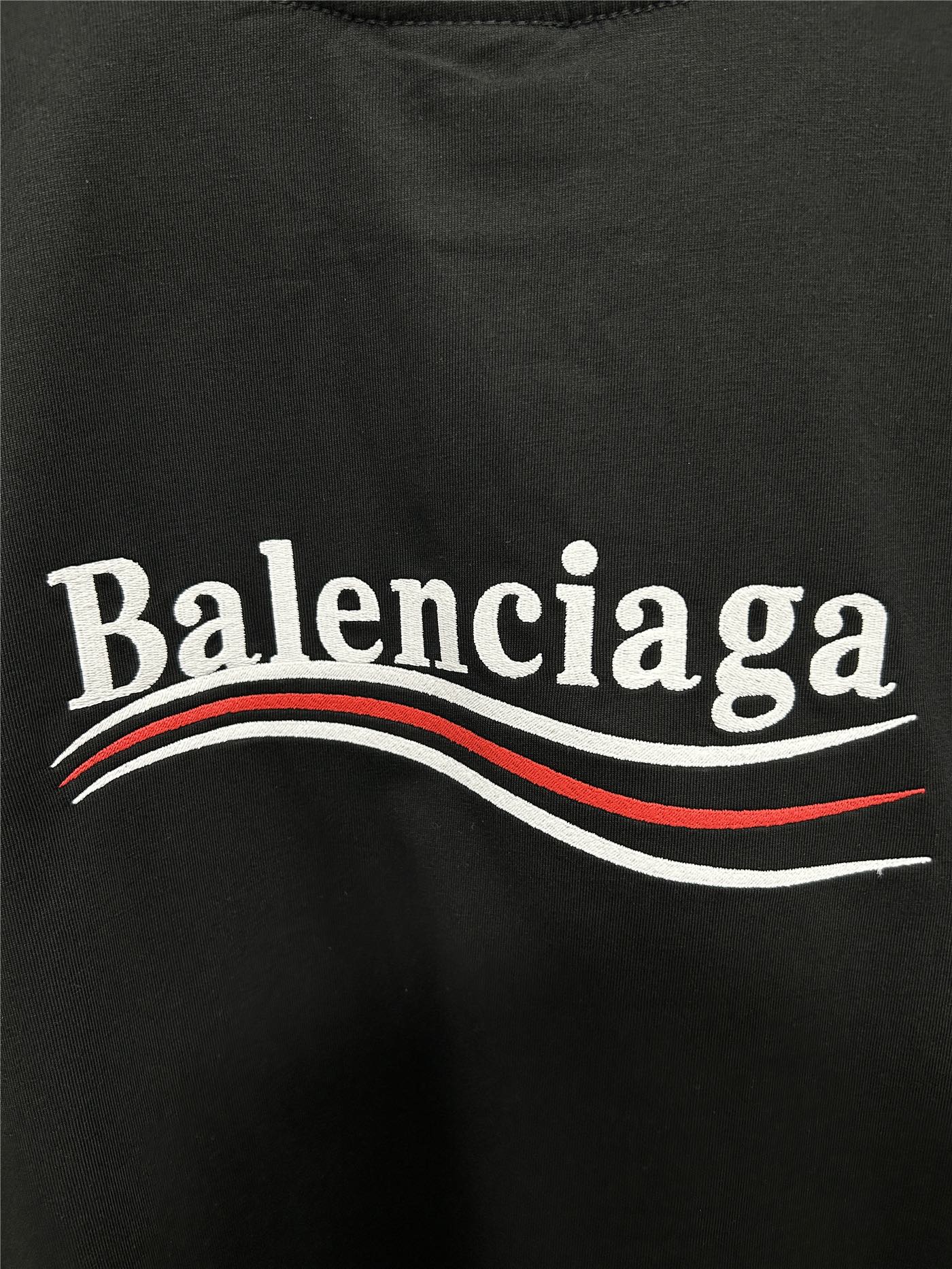 BALENCIAGA バレンシアガ ロングスリーブTシャツ 刺繍 ブラック - 画像 5