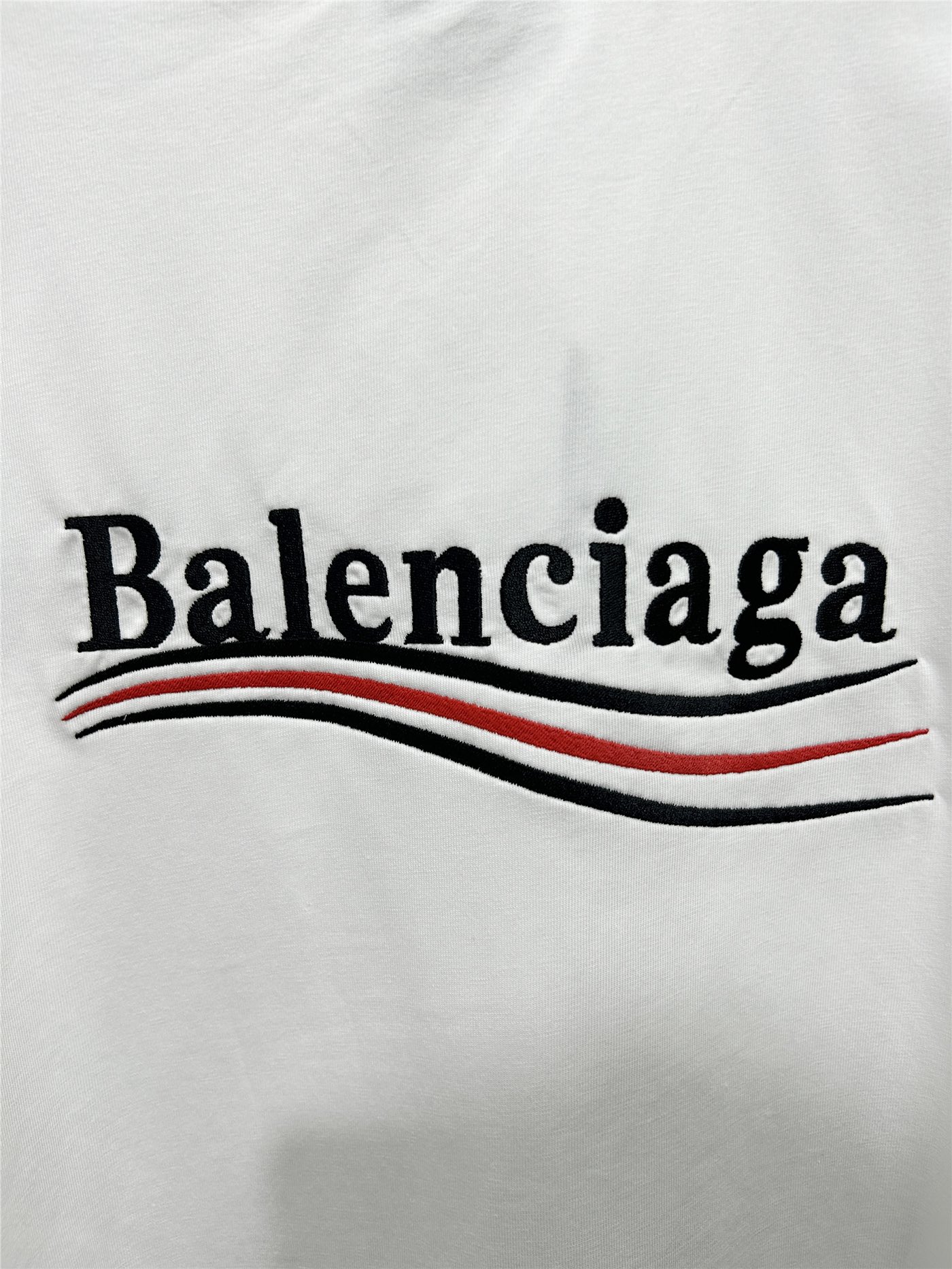 BALENCIAGA バレンシアガ ロングTシャツ バレンシアガ刺繍 ホワイト - 画像 5