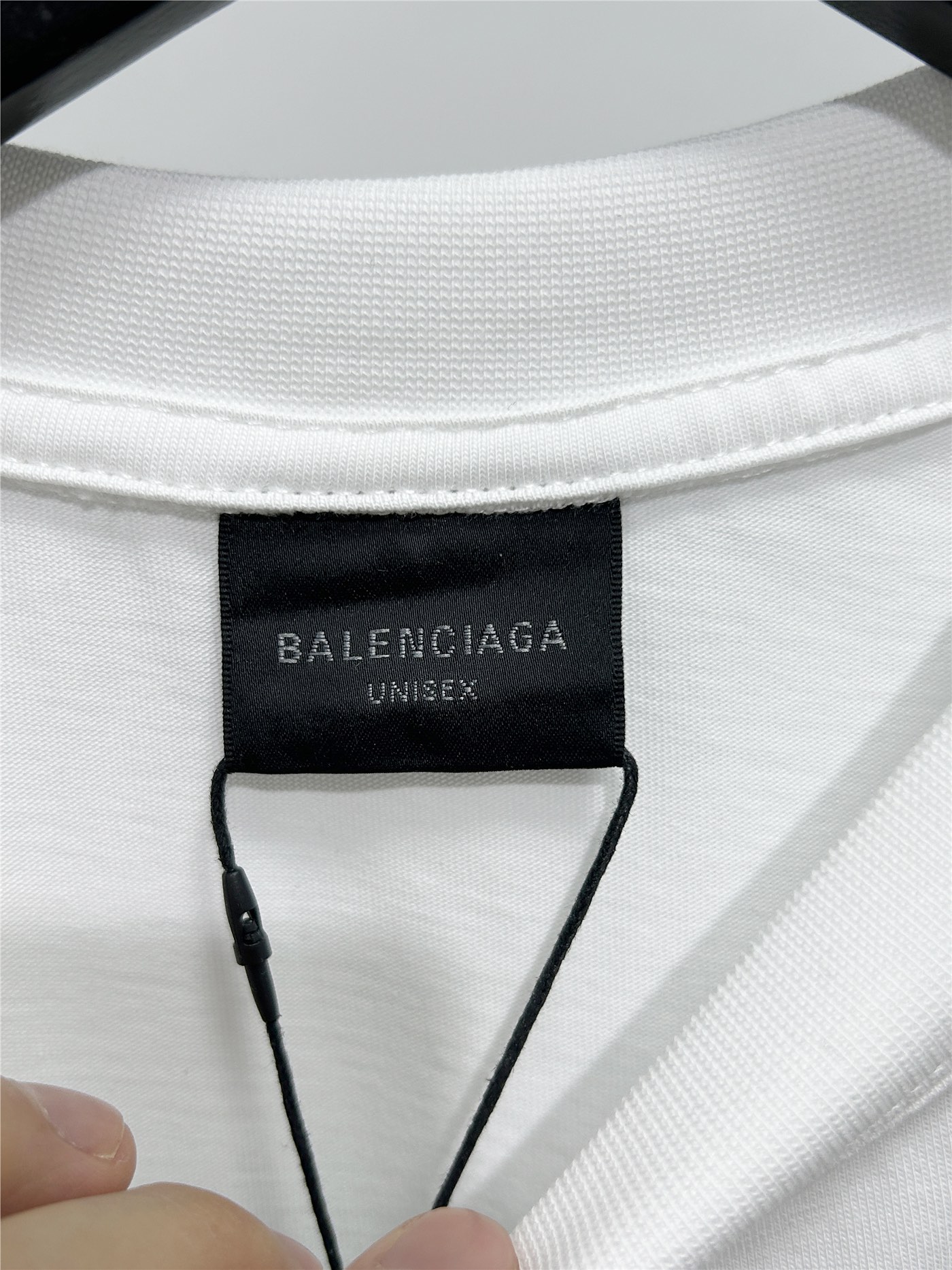 BALENCIAGA バレンシアガ ロングTシャツ バレンシアガ刺繍 ホワイト - 画像 7