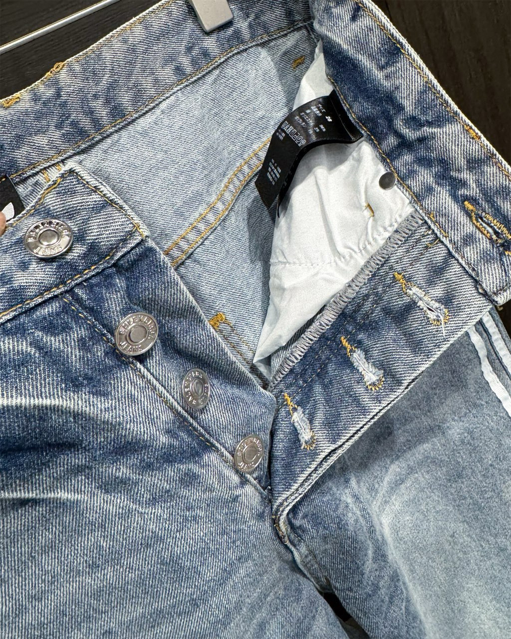 ADIDAS ベルンシア ジーンズ フラットフィット 通勤 通学 ブラック ベージュ 全2色 - 画像 5