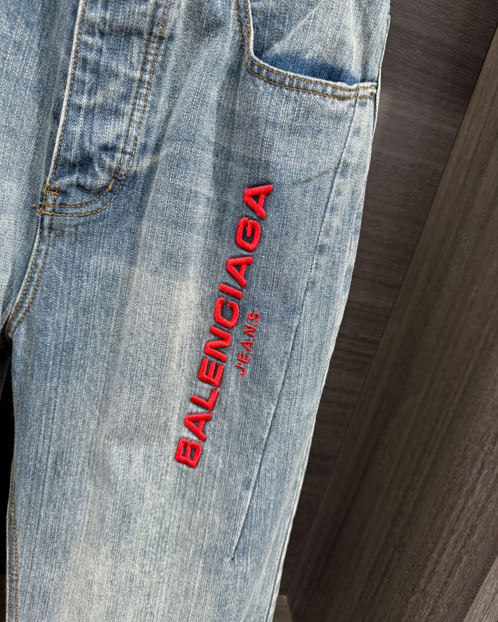 BALENCIAGA バレンシアガ デニムパンツ フレアデニム ブルー - 画像 2