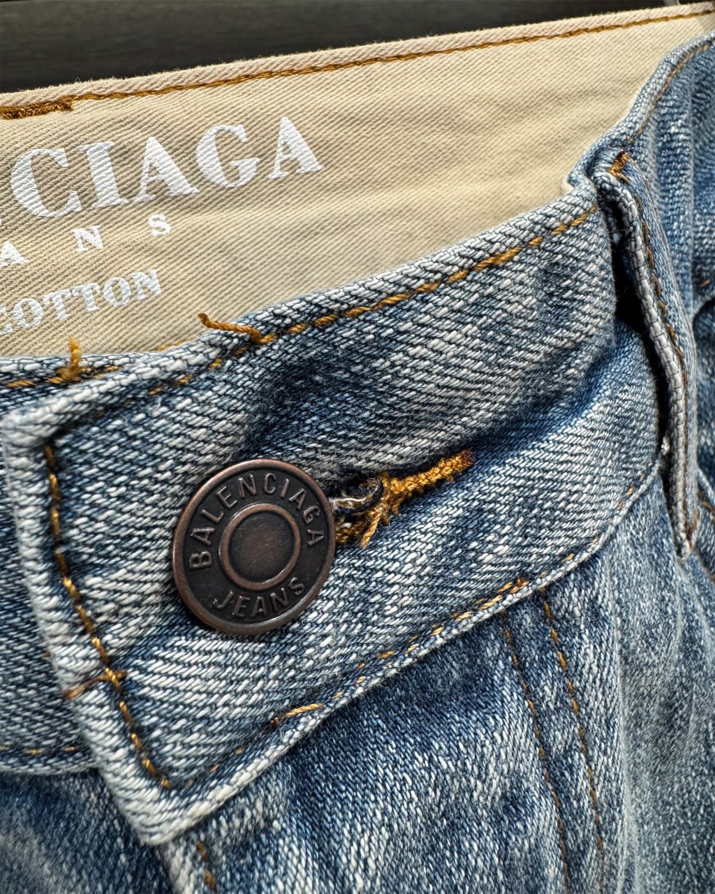 BALENCIAGA バレンシアガ デニムパンツ フレアデニム ブルー - 画像 5