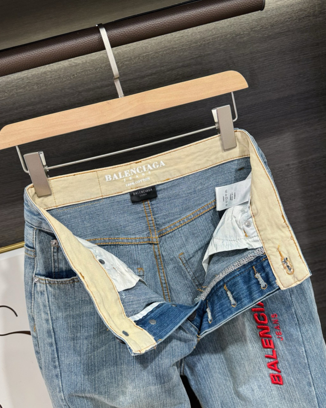 BALENCIAGA バレンシアガ デニムパンツ フレアデニム ブルー - 画像 7