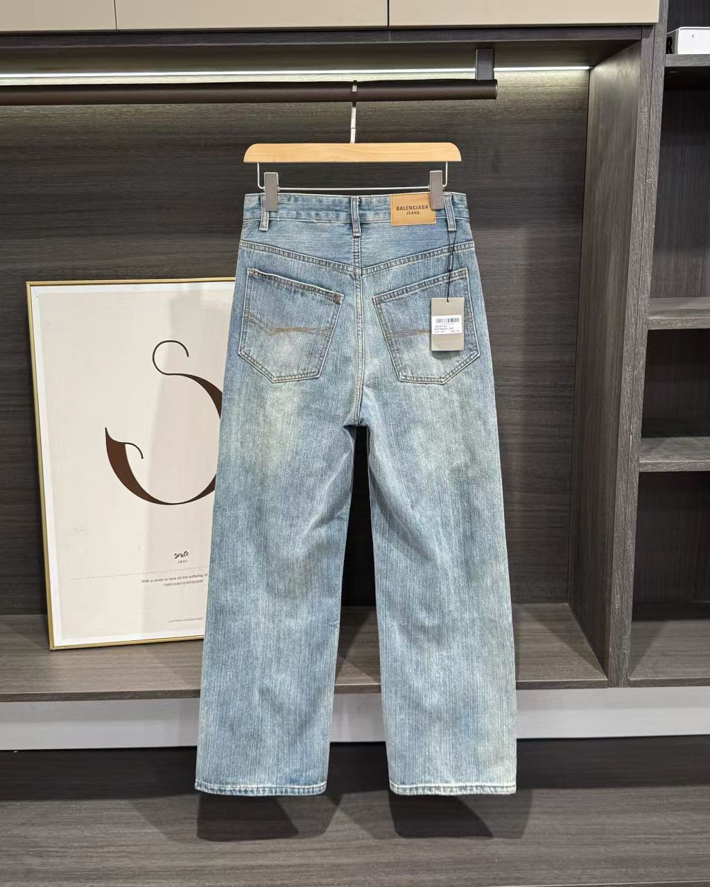 BALENCIAGA バレンシアガ デニムパンツ フレアデニム ブルー - 画像 8