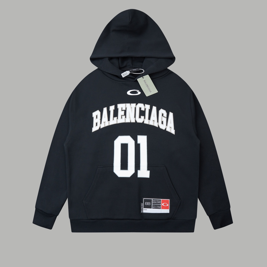 BALENCIAGA バレンシアガ フーディー 01 ブラック 全4色