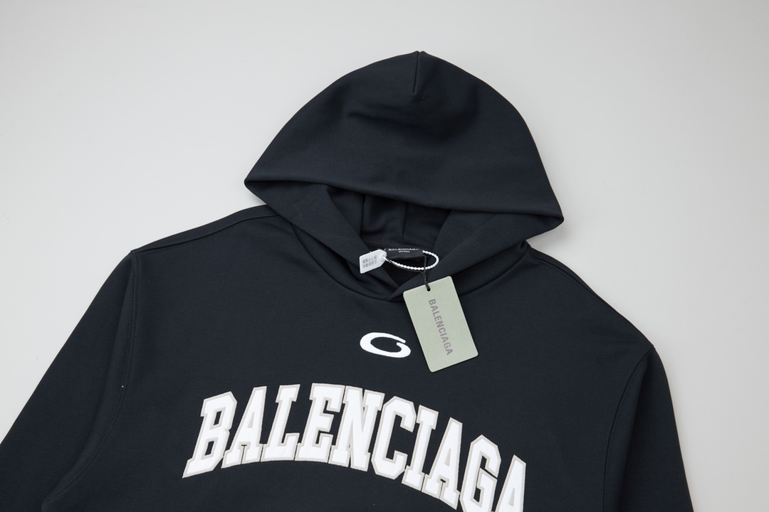 BALENCIAGA バレンシアガ フーディー 01 ブラック 全4色 - 画像 3