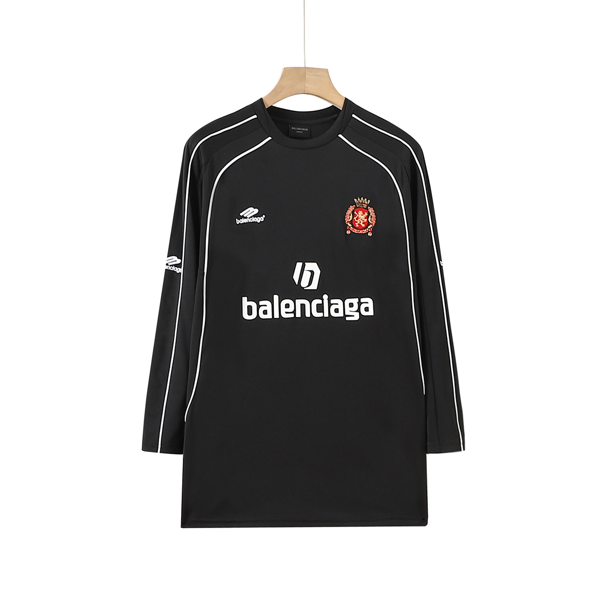 BALENCIAGA バレンシアガ ロングスリーブ Tシャツ パリ 10 ブラック