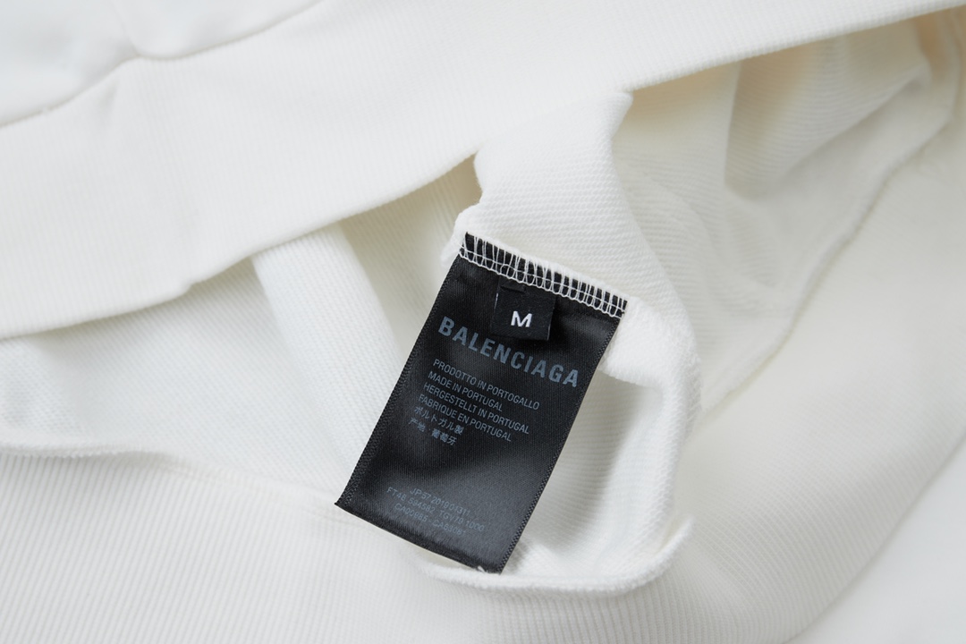 BALENCIAGA バレンシアガ フルジップパーカー パリ 10 ブラック ホワイト 全2色 - 画像 6