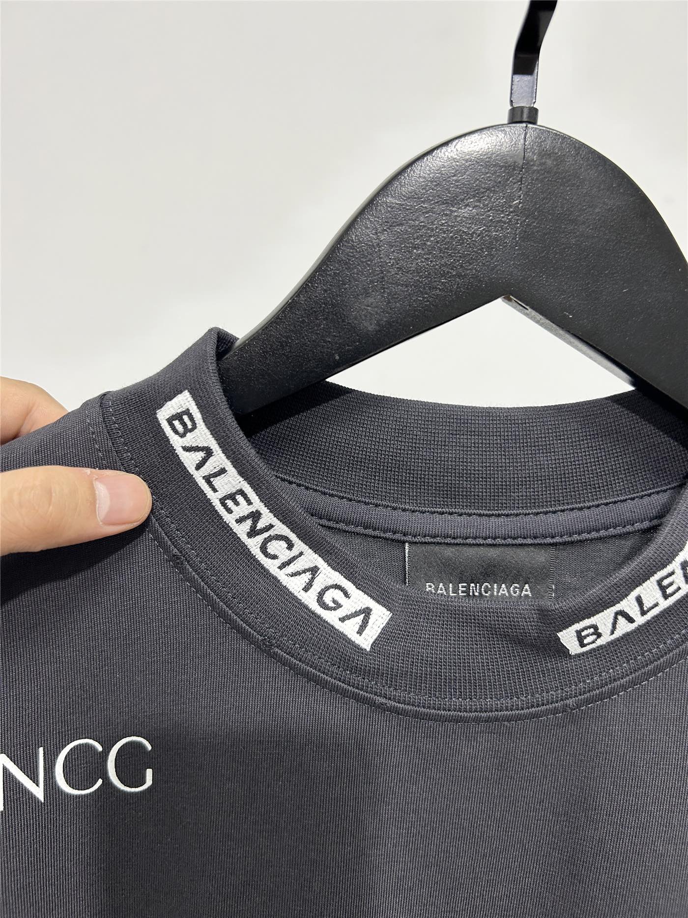 BALENCIAGA バレンシアガ ロングスリーブシャツ ブラック - 画像 7