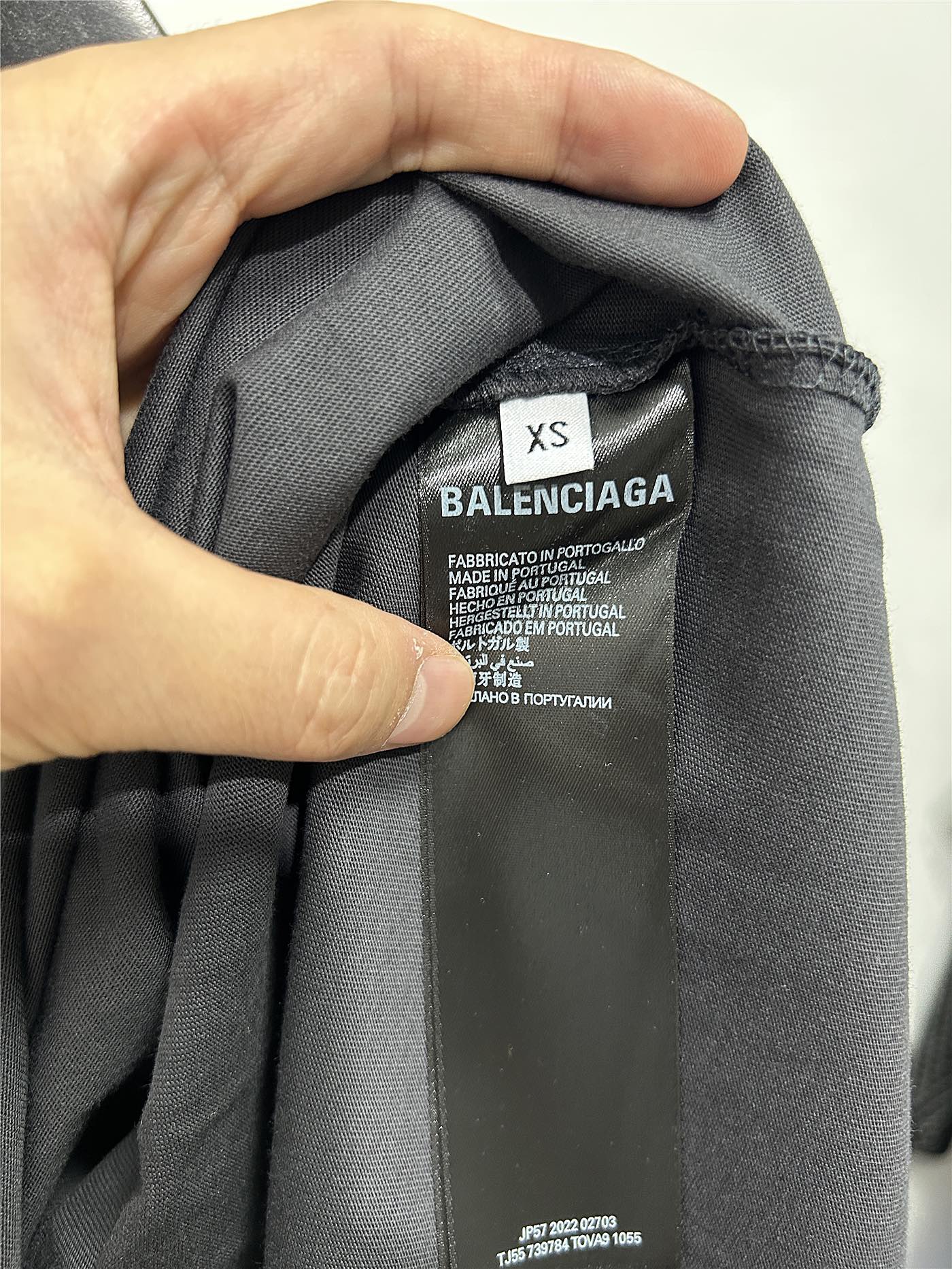 BALENCIAGA バレンシアガ ロングスリーブシャツ ブラック - 画像 9
