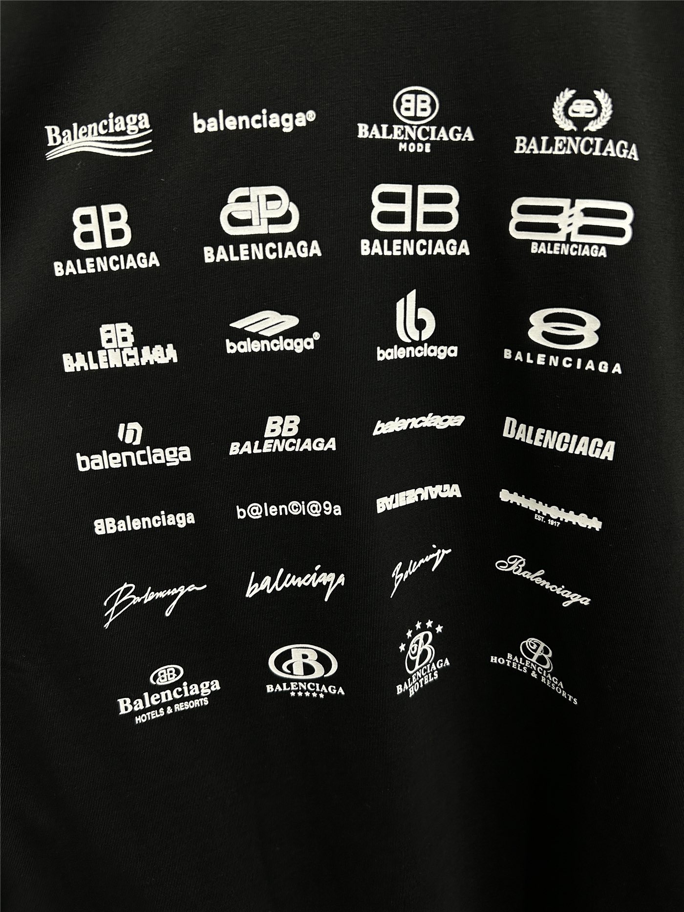 BALENCIAGA バレンシアガ ロングTシャツ 本革 ブラック - 画像 5