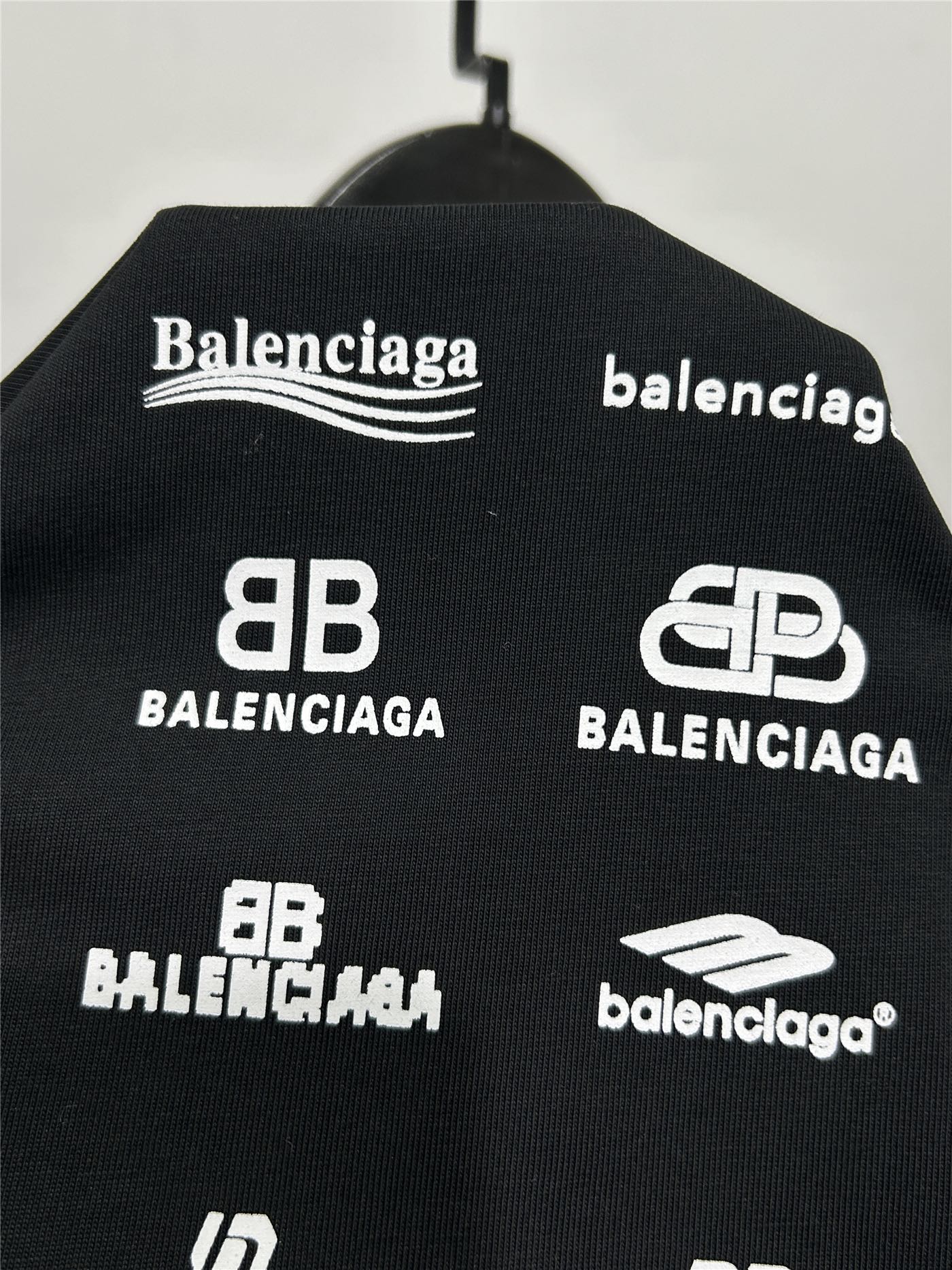 BALENCIAGA バレンシアガ ロングTシャツ 本革 ブラック - 画像 6