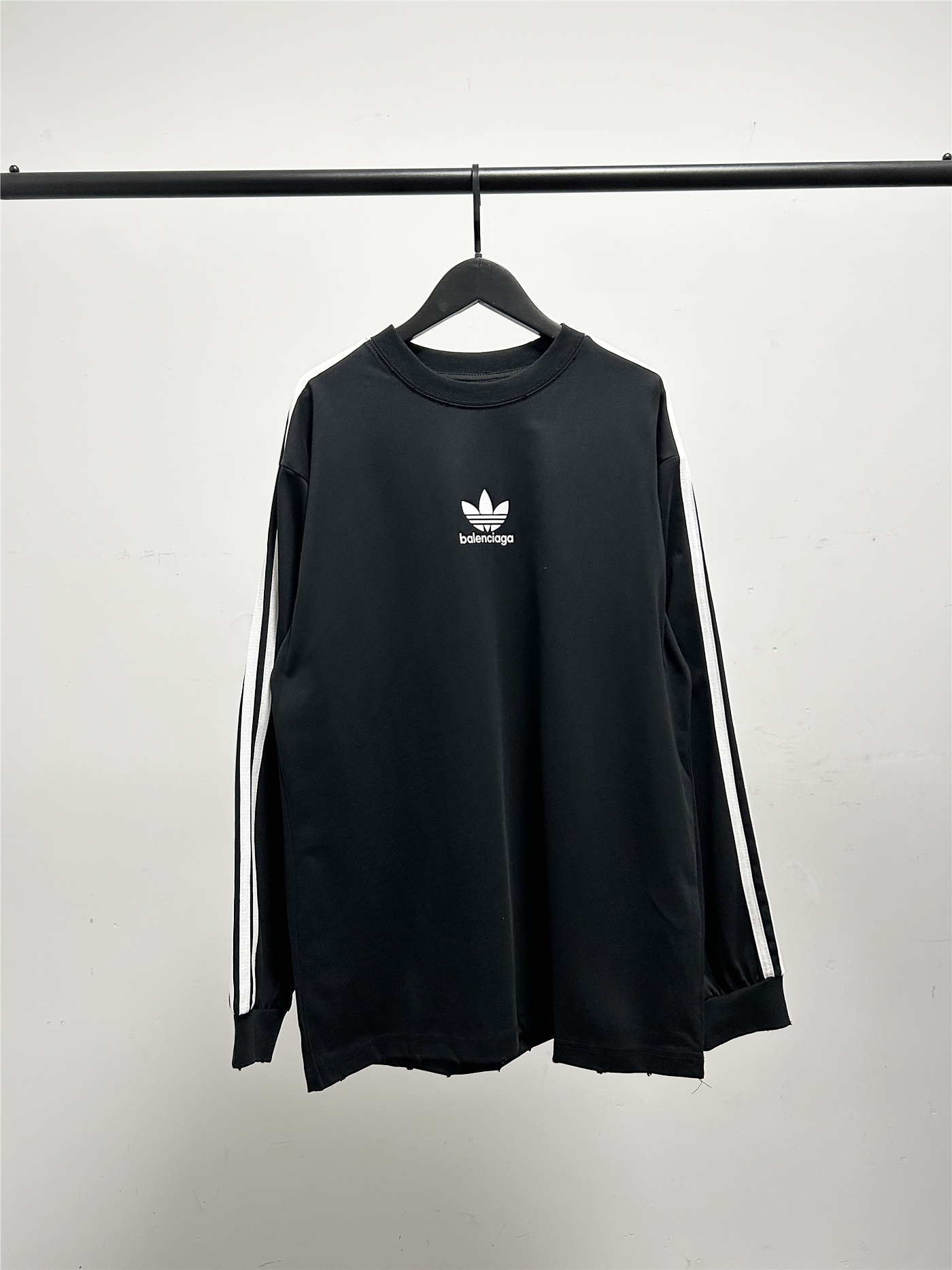 ADIDAS バレンシアガ ロングスリーブTシャツ ブラック